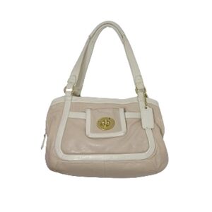 COACH Cricket Leather Bag Carryall Purse Handbag Shoulder Bag